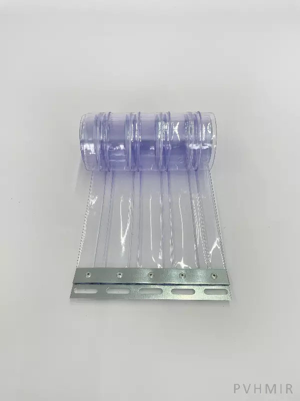 Силиконовые шторы, ламель морозостойкая рифленая 2x200мм, 2м